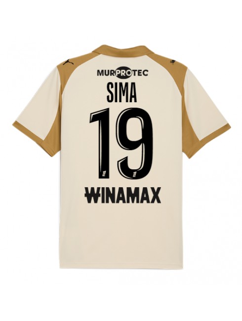 RC Lens Abdallah Sima #19 Ausweichtrikot 2025-26 Kurzarm RC Lens Abdallah Sima #19 Ausweichtrikot 2025-26 Kurzarm